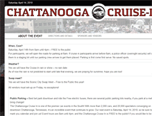 Tablet Screenshot of chattanoogacruise-in.com